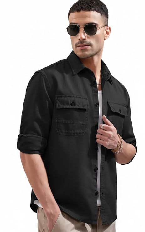 smowkly-mens-casual-shirt-full-sleeve-button-down-shirt-with-dual-chest-pockets-stylish-regular-fit-100-cotton-office-party-shacket-fashionable-western-outfit