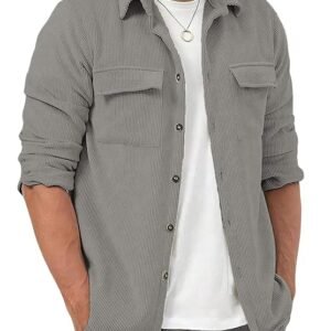 Lymio Men Shirt || Rib Design Shirt for Man || Full Sleeve || Casual Style (Packs Also Available) (Rib)